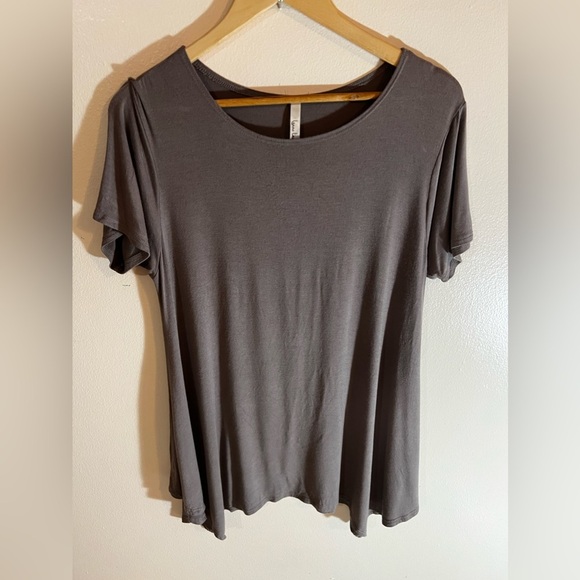 Isaac Liev  Batwing SleeveT-Shirt Blouse Isaac‎ Liev Women'sDolman Size XL Brown - Picture 3 of 16